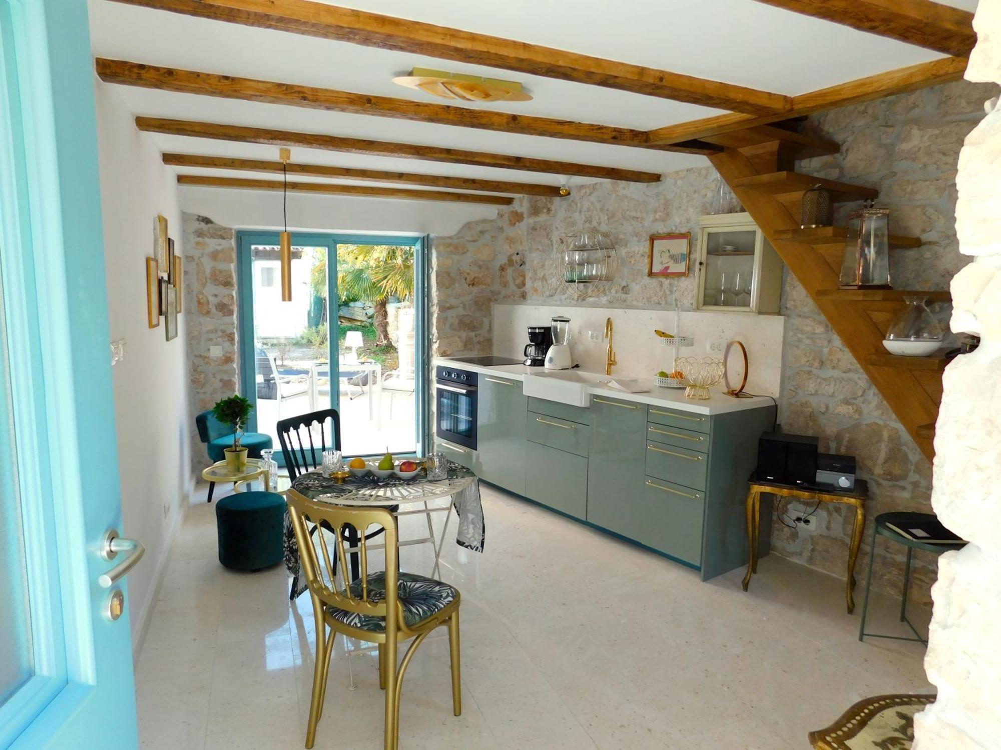 Bezauberndes Steinhaus Mit Garten In Der Altstadt Von Rovinj Luaran gambar
